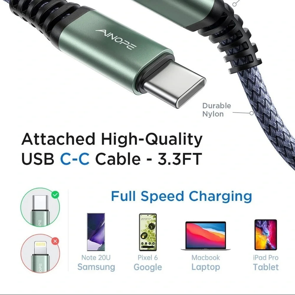 AINOPE All Metal Fast USB Car Charger Adapter